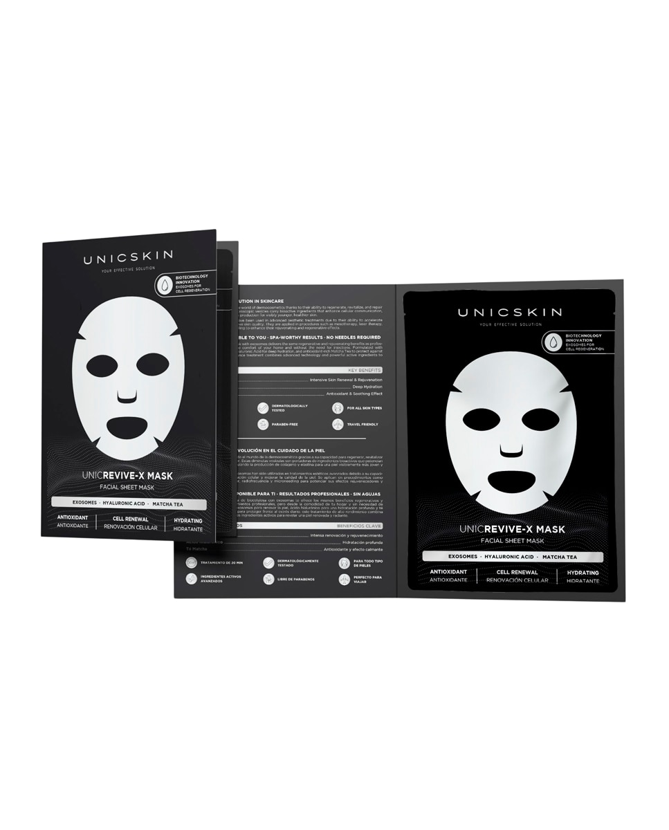 Unicskin - Mascarilla ultra-rejuvenecedora con Exosomas 30 g Unicskin.
