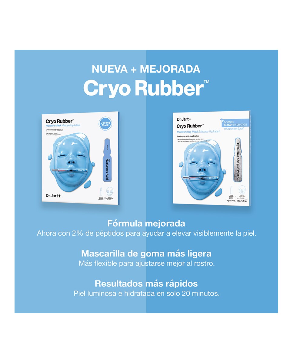 Imagen 2 de Mascarilla Hidratante Cryo Rubber Moisturizing Mask Dr Jart+