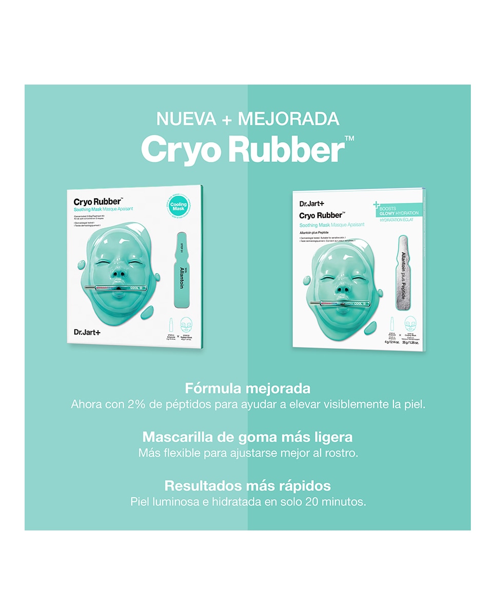 Imagen 2 de Mascarilla Calmante Cryo Rubber Soothing Mask Dr Jart+