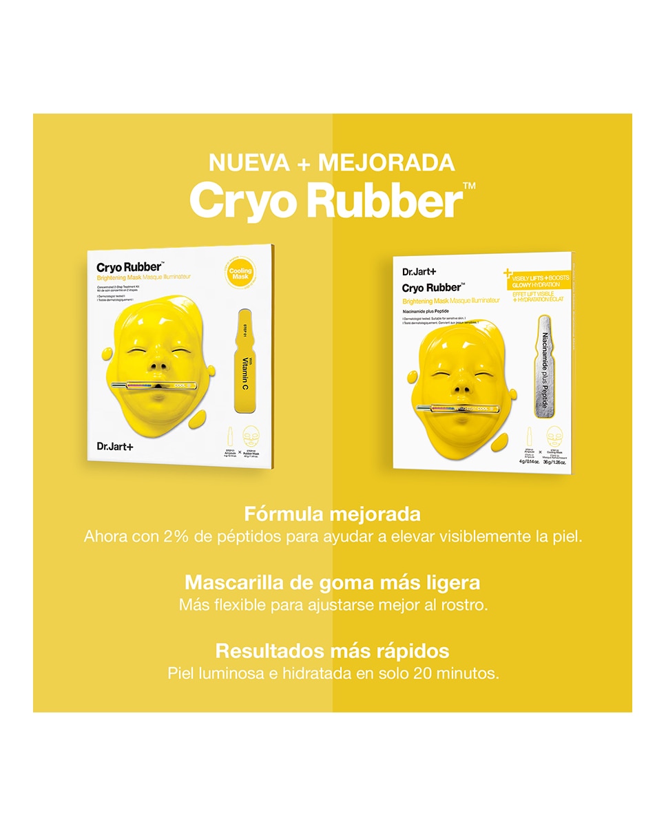 Imagen 2 de Mascarilla Cryo Rubber Brightening Mask Dr Jart+