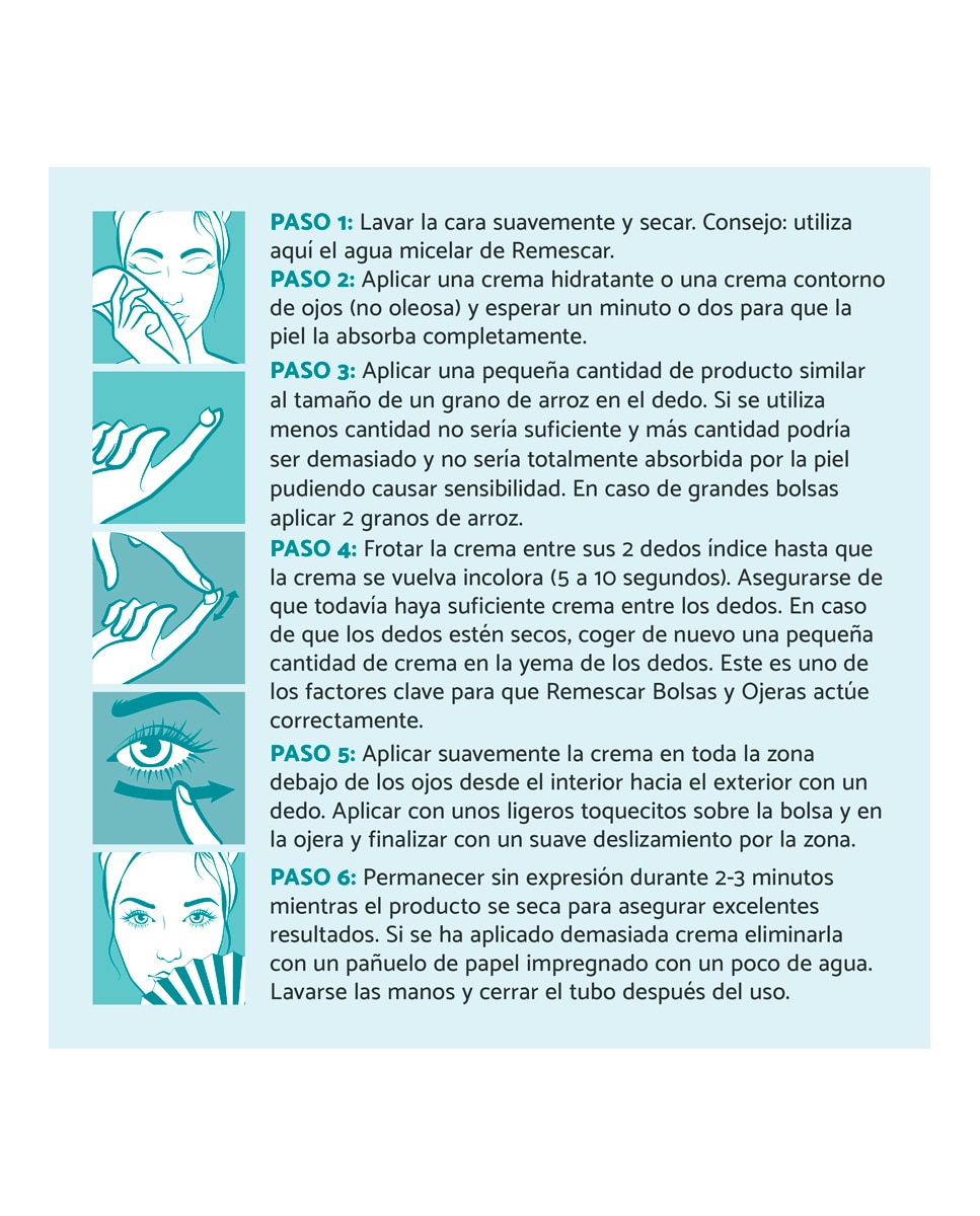 Contorno de Ojos Bolsas Y Ojeras Vegetal Remescar - 8 ml 8