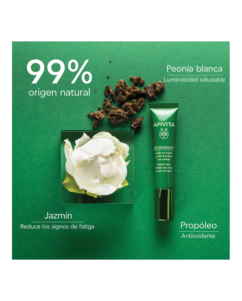 Crema Contorno de Ojos Bee Radiant 15 ml Apivita - 15 ml 3