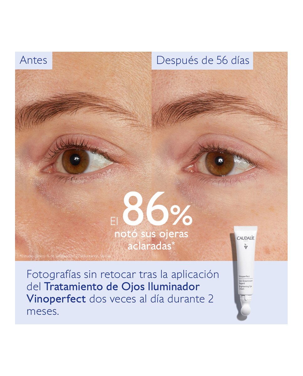 Tratamiento Ojos Iluminador Vinoperfect Caudalie - 15 ml 4