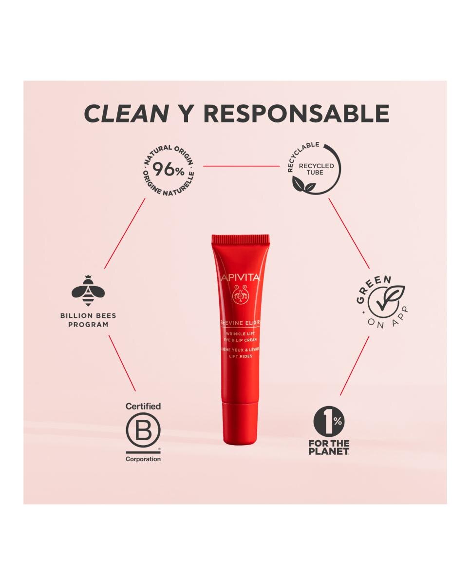 Contorno de Ojos y Labios Beevine Elixir 15 ml Apivita - 15 ml 10