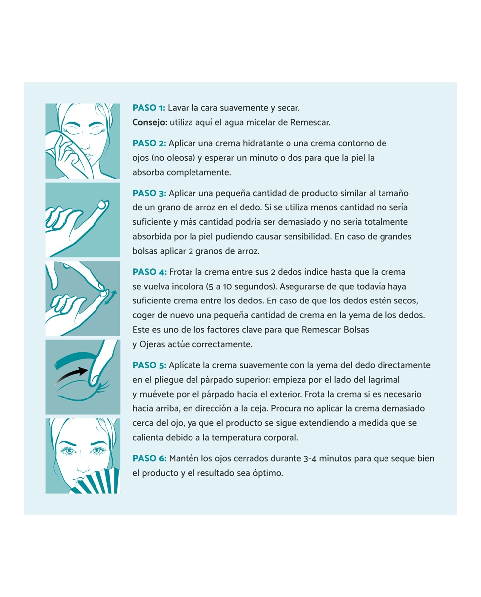 Imagen 7 de Crema Antienvejecimiento Párpados Caídos 8 ml Remescar - 8 ml