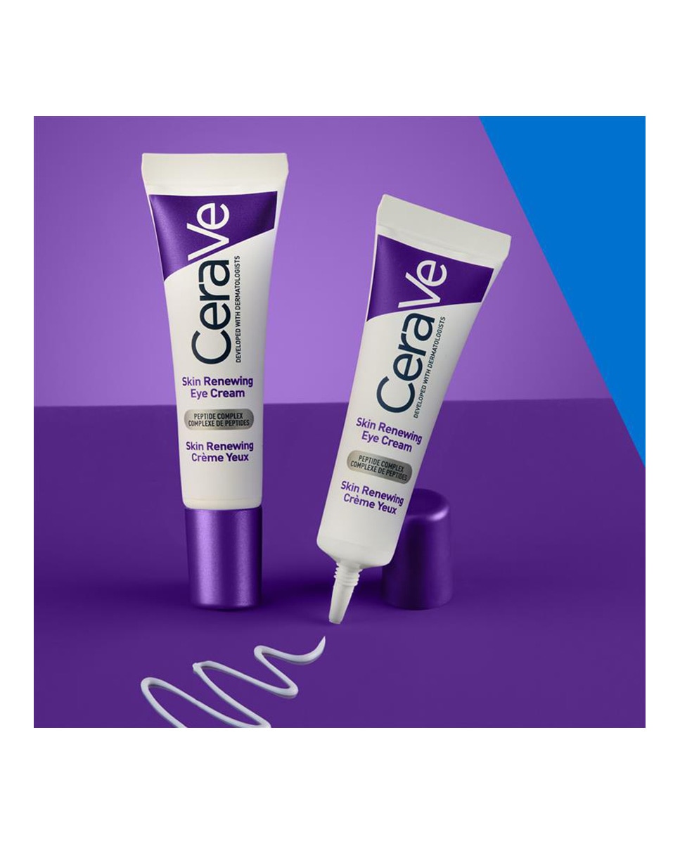 Contorno de Ojos Reafirmante con complejo peptídico y 3 ceramidas esenciales Skin Renewing CeraVe 5