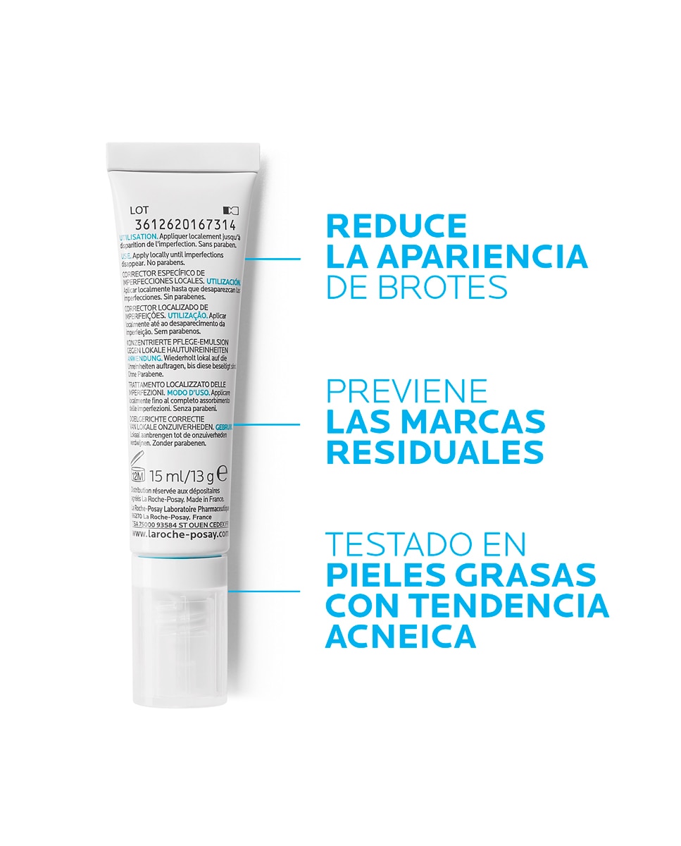 Tratamiento Intensivo de Imperfecciones Localizadas Effaclar A.I 15 ml La Roche Posay - 15 ml 2