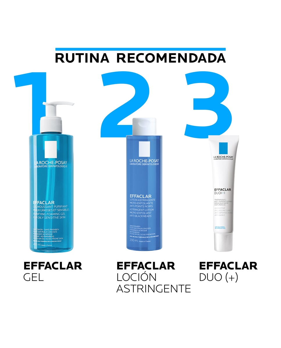 Effaclar Gel Purificante +M Limpiador Purificante Para Pieles Grasas Y Con Tendencia Acnéica La Roche Posay - 200 ml 8