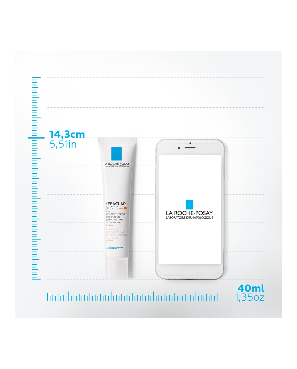 Tratamiento Anti-imperfecciones y Marcas con Protección SPF30 Effaclar Duo (+) La Roche Posay - 40 ml 4