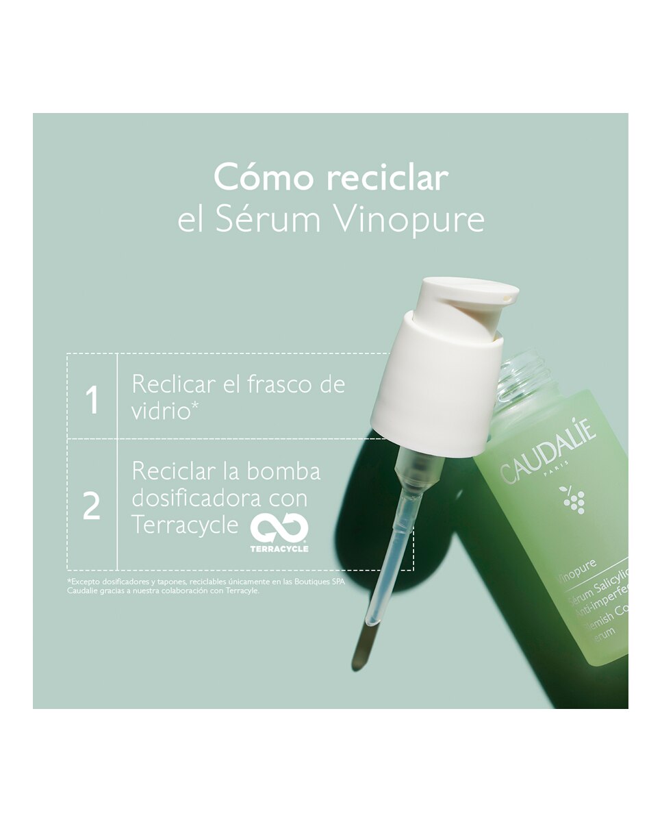 Sérum Anti-imperfecciones Vinopure Caudalie - 30 ml 9