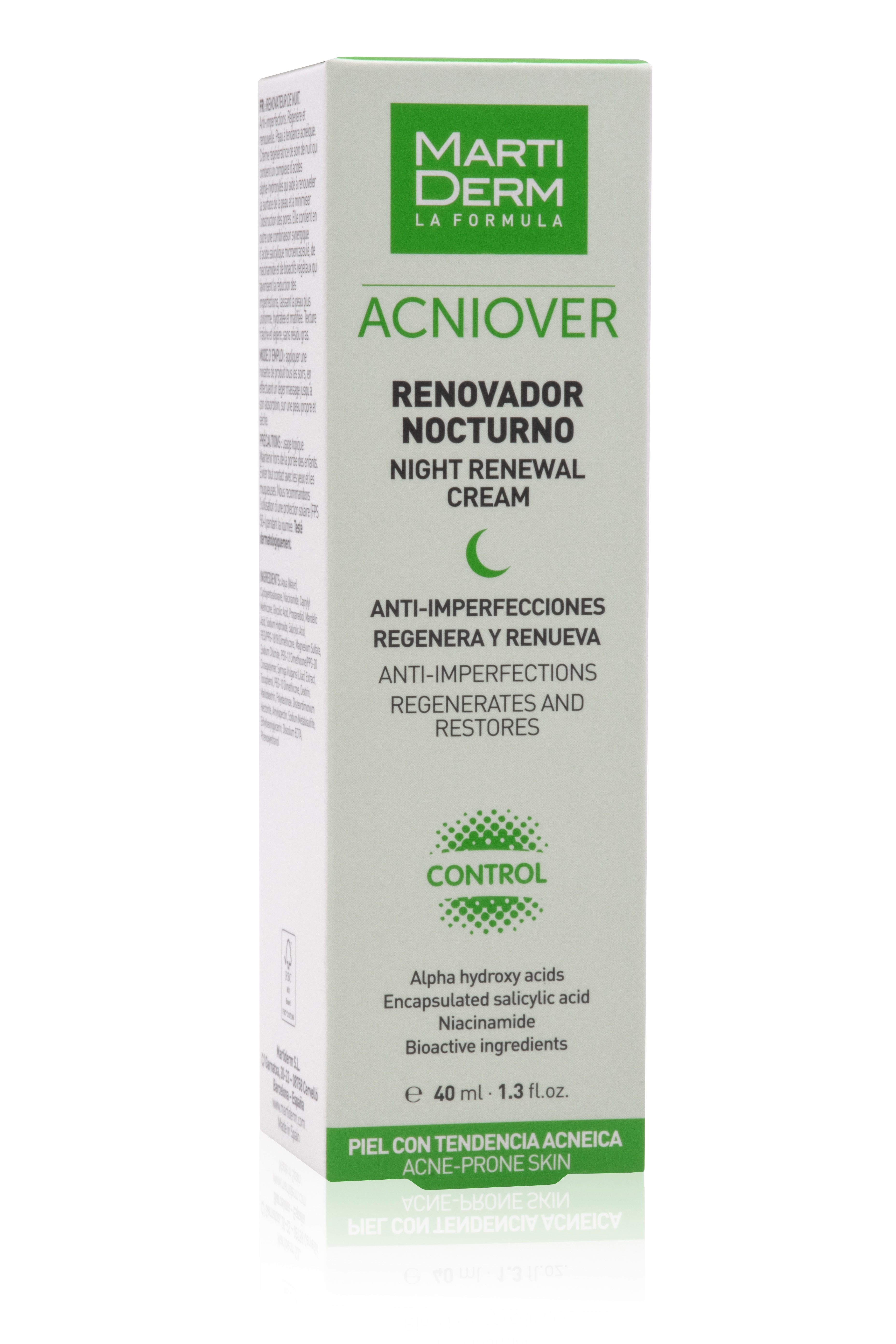 Renovador Nocturno Acniover 40 ml MartiDerm - 40 ml 3