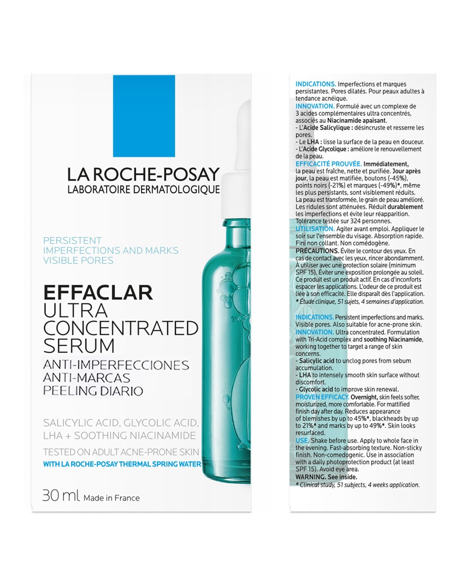 Effaclar Sérum Ultra Concentrado anti-imperfecciones para piel grasa con tendencia acnéica La Roche Posay - 30 ml 10