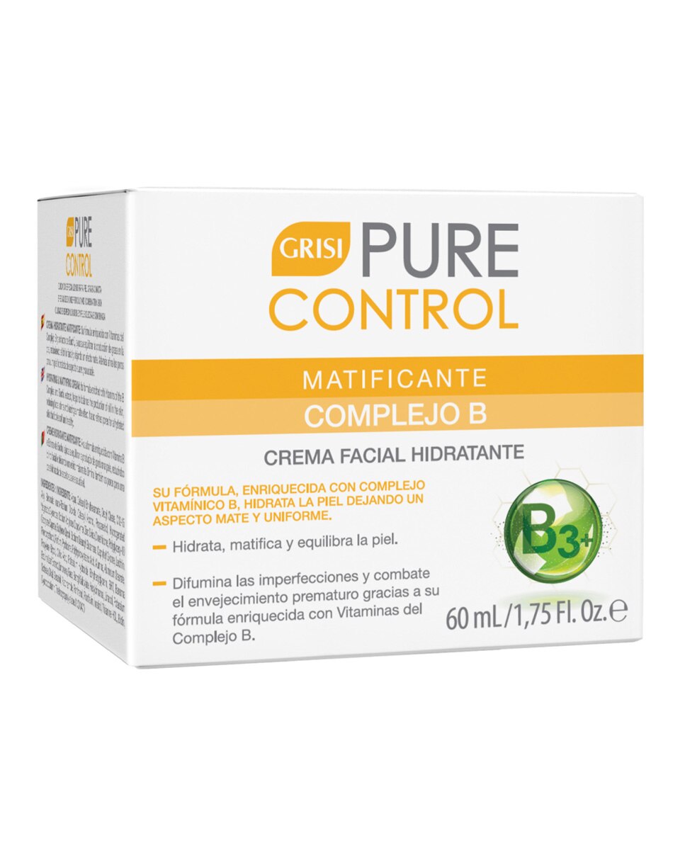 Imagen 0 de Crema Facial Hidratante Matificante Grisi Pure Control