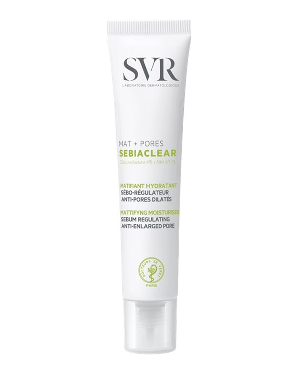Imagen 0 de Hidratante Seborregulador Matificante Anti-poros Dilatados Sebiaclear Mat+Pores 40 ml SVR