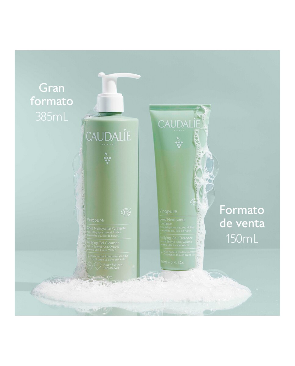 Gelatina Limpiadora Purificante Vinopure Caudalie - 385 ml 6