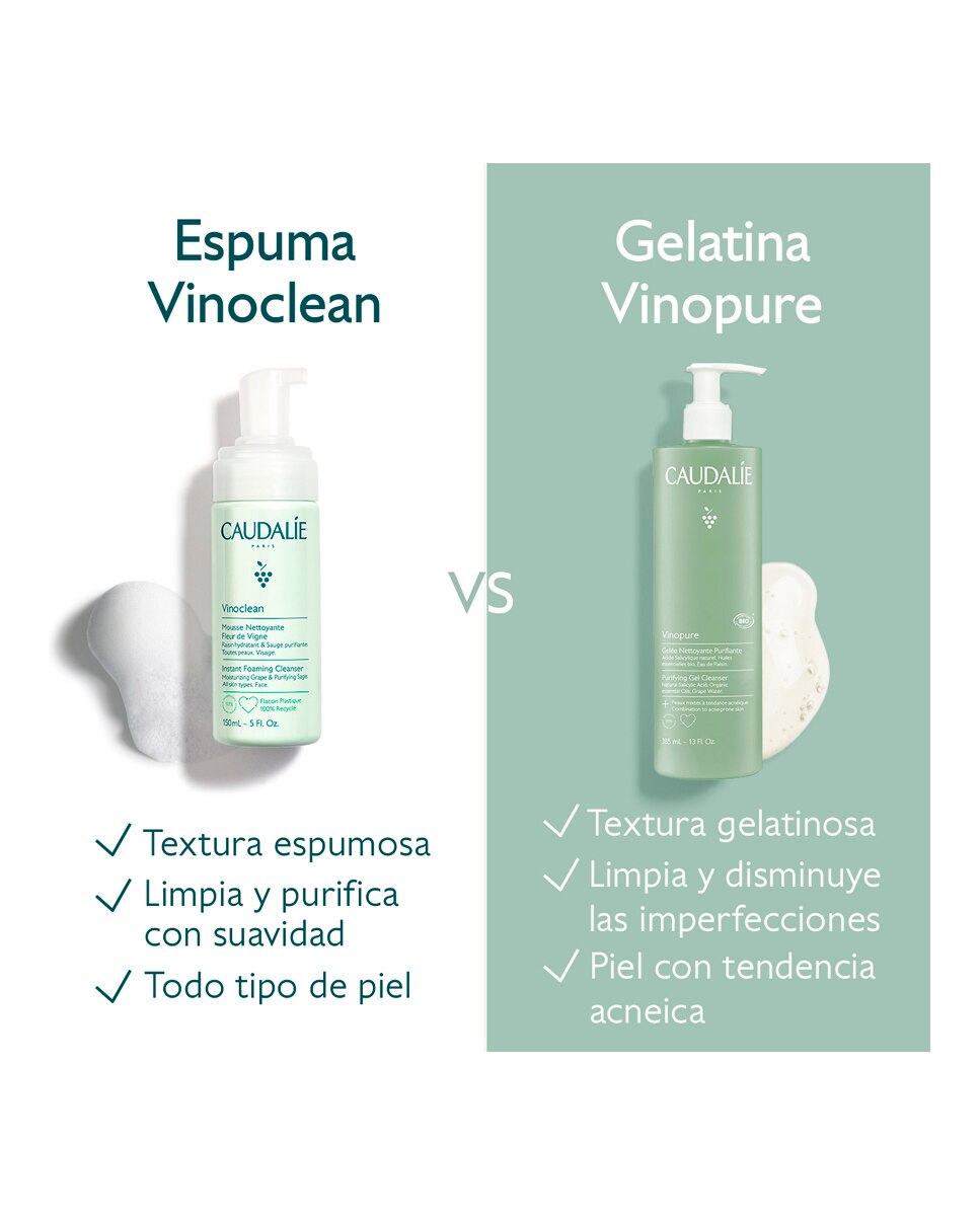 Gelatina Limpiadora Purificante Vinopure Caudalie - 385 ml 7