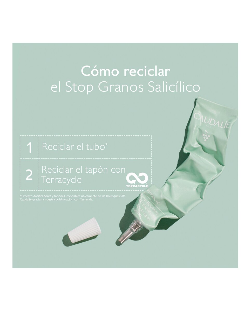 Stop Granos Salicílico Vinopure Caudalie - 15 ml 7