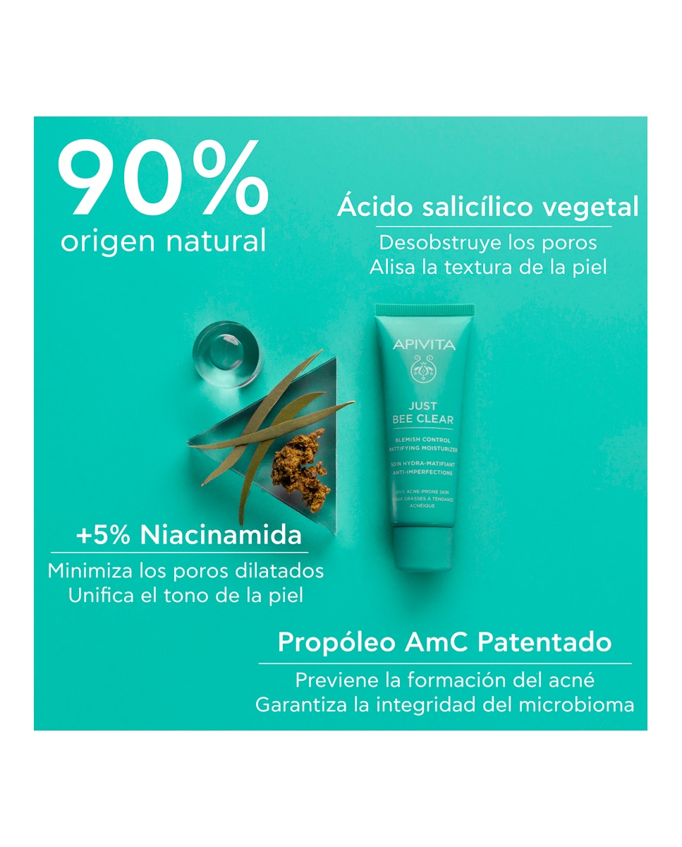 Crema Anti-Imperfecciones Just Bee Clear 40 ml Apivita - 40 ml 3