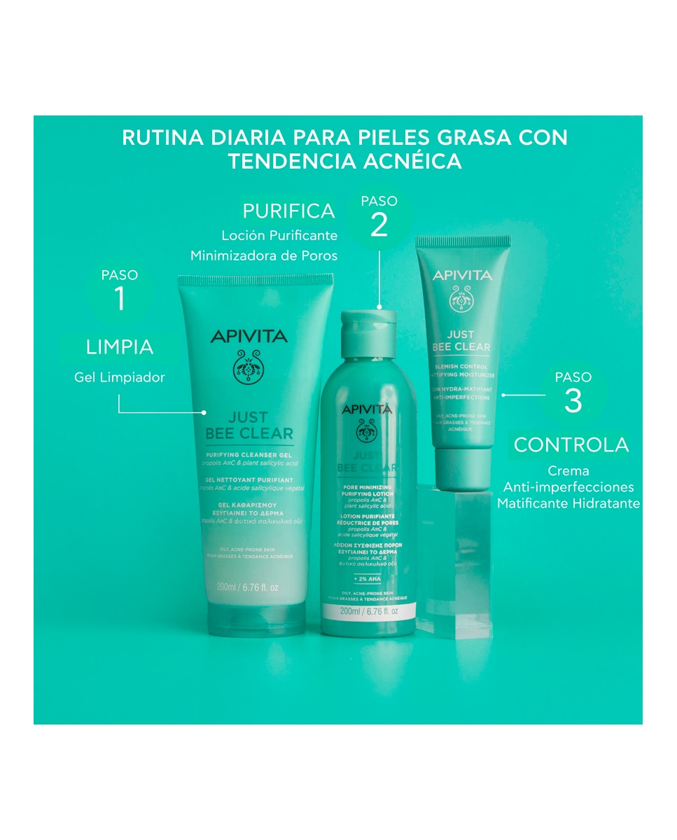 Crema Anti-Imperfecciones Just Bee Clear 40 ml Apivita - 40 ml 6