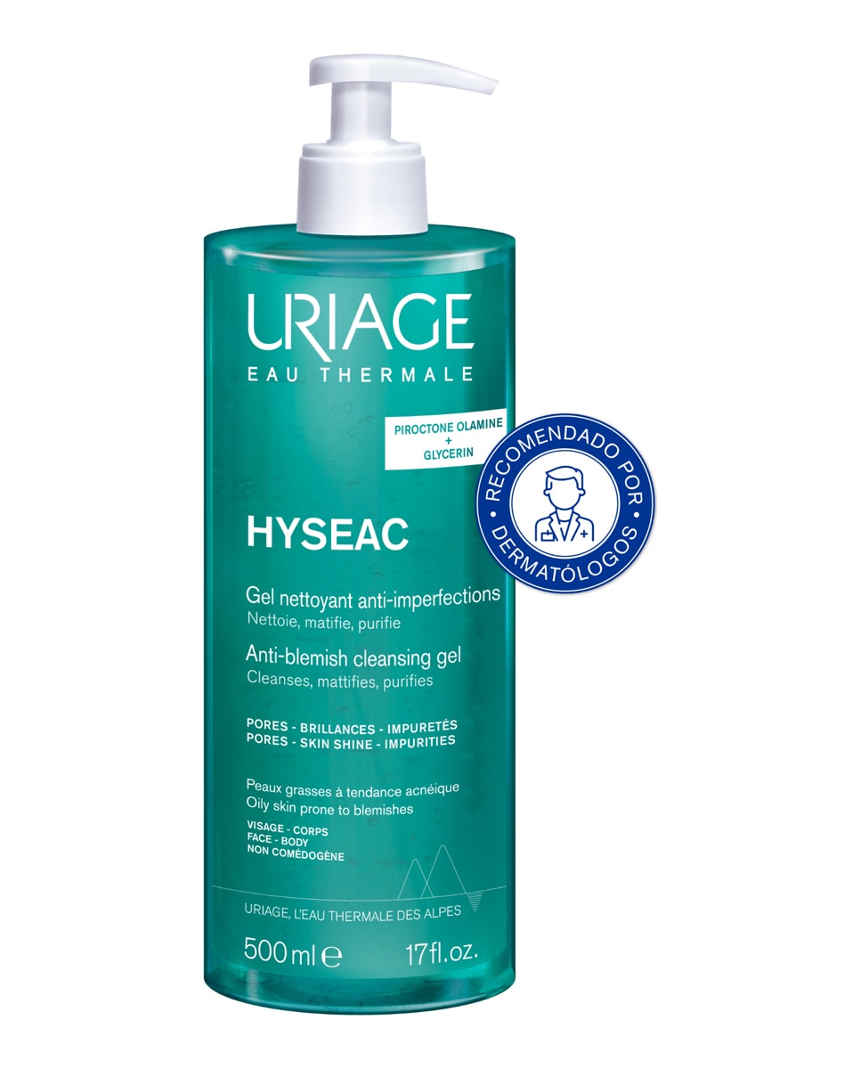 Gel Limpiador Hyséac 500 ml Uriage - 500 ml 1