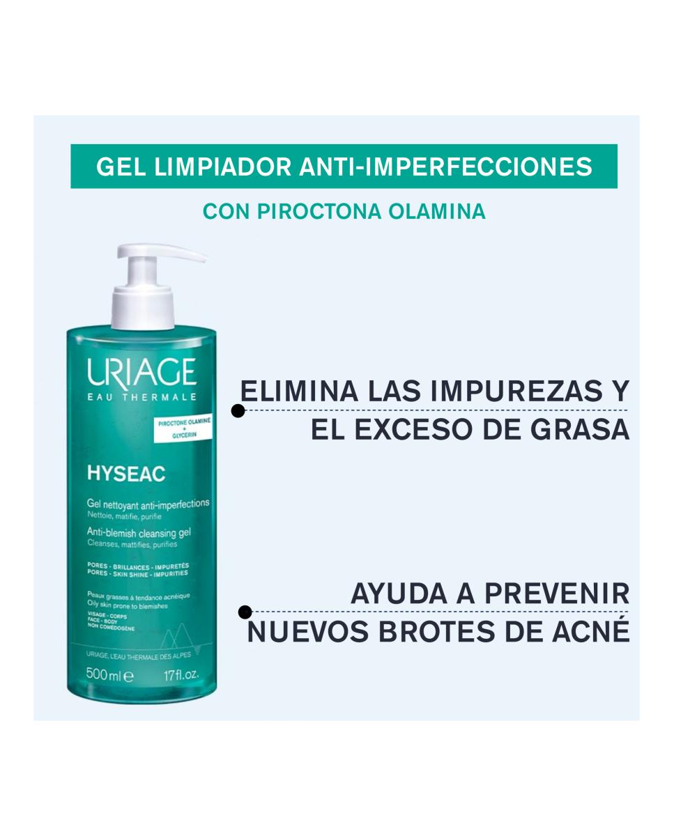 Gel Limpiador Hyséac 500 ml Uriage - 500 ml 5
