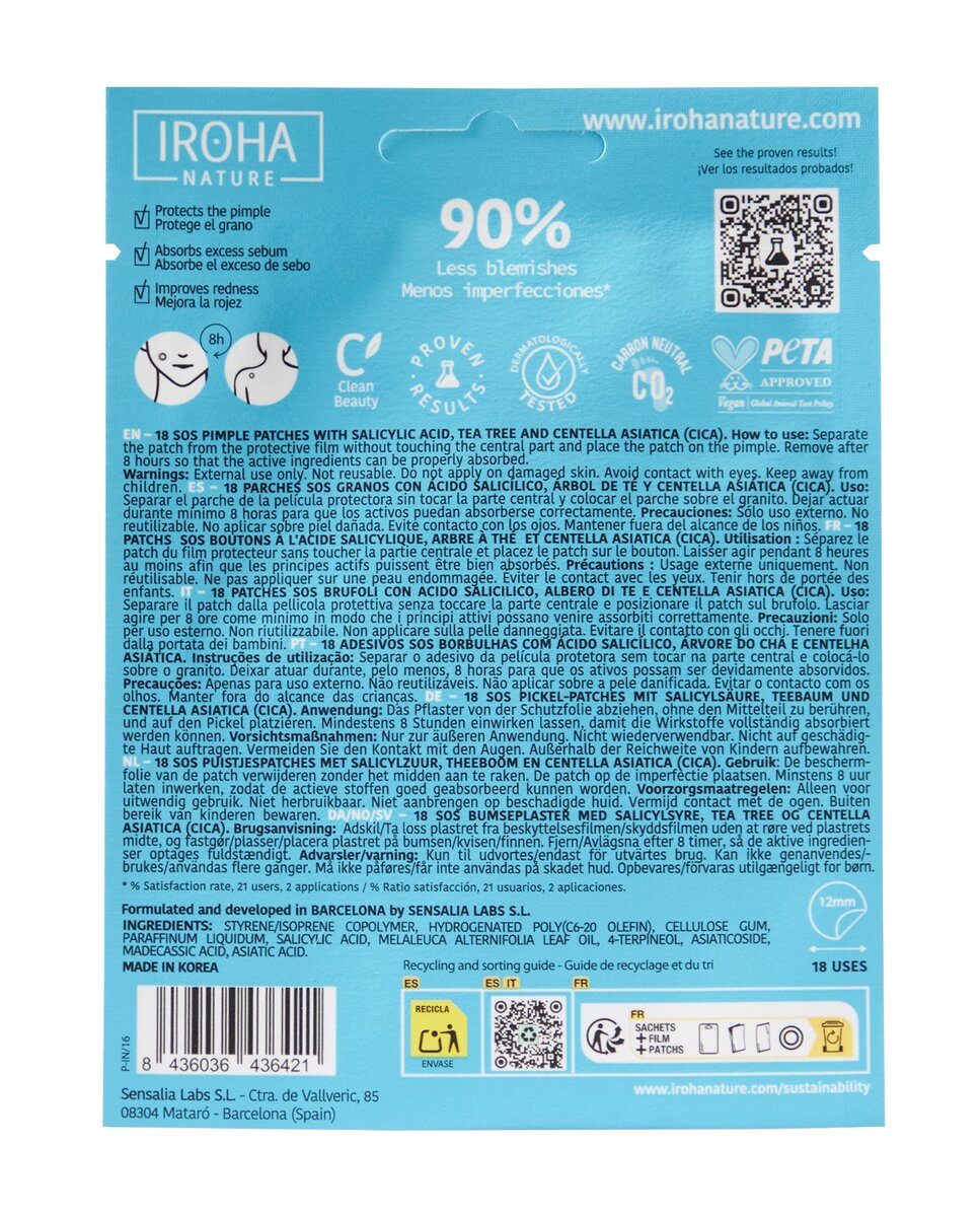 Imagen 9 de 15 Parches SOS Granos con Ácido Salicílico DC Pharm - 25 g