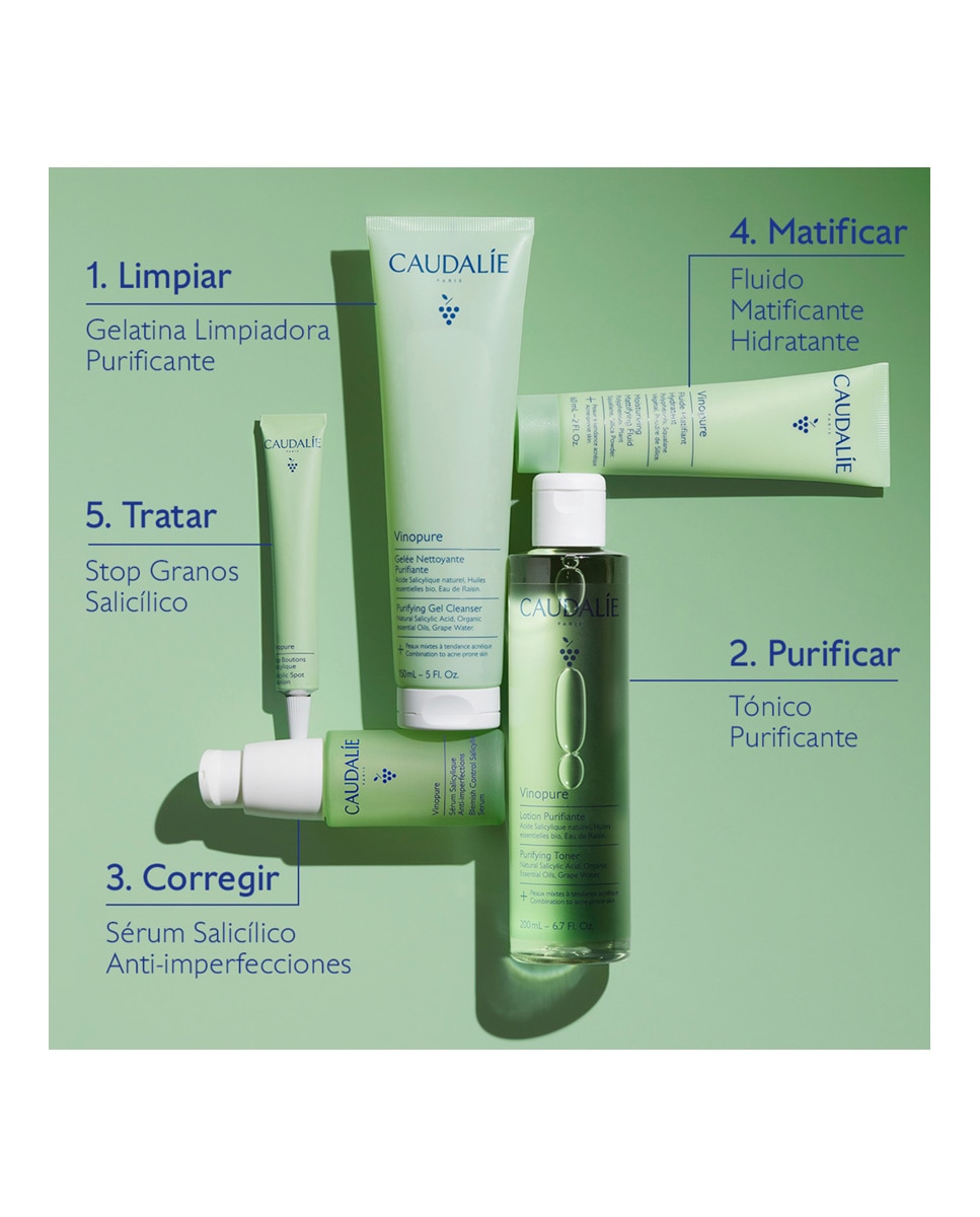 Stop Granos Salicílico Vinopure 15 ml Caudalie - 15 ml 5
