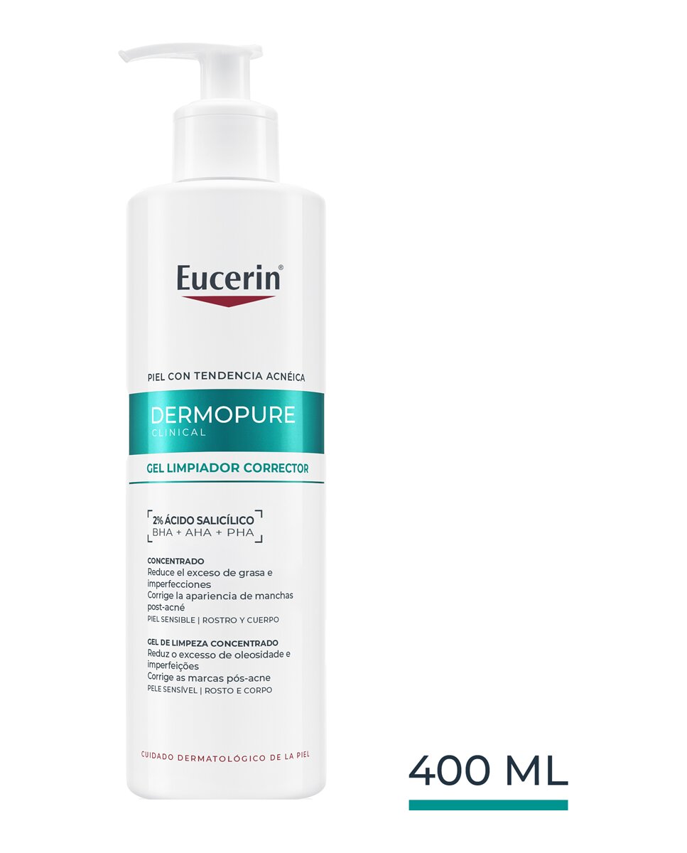 Gel Limpiador Corrector DermoPure Clinical Eucerin - 400 ml 2