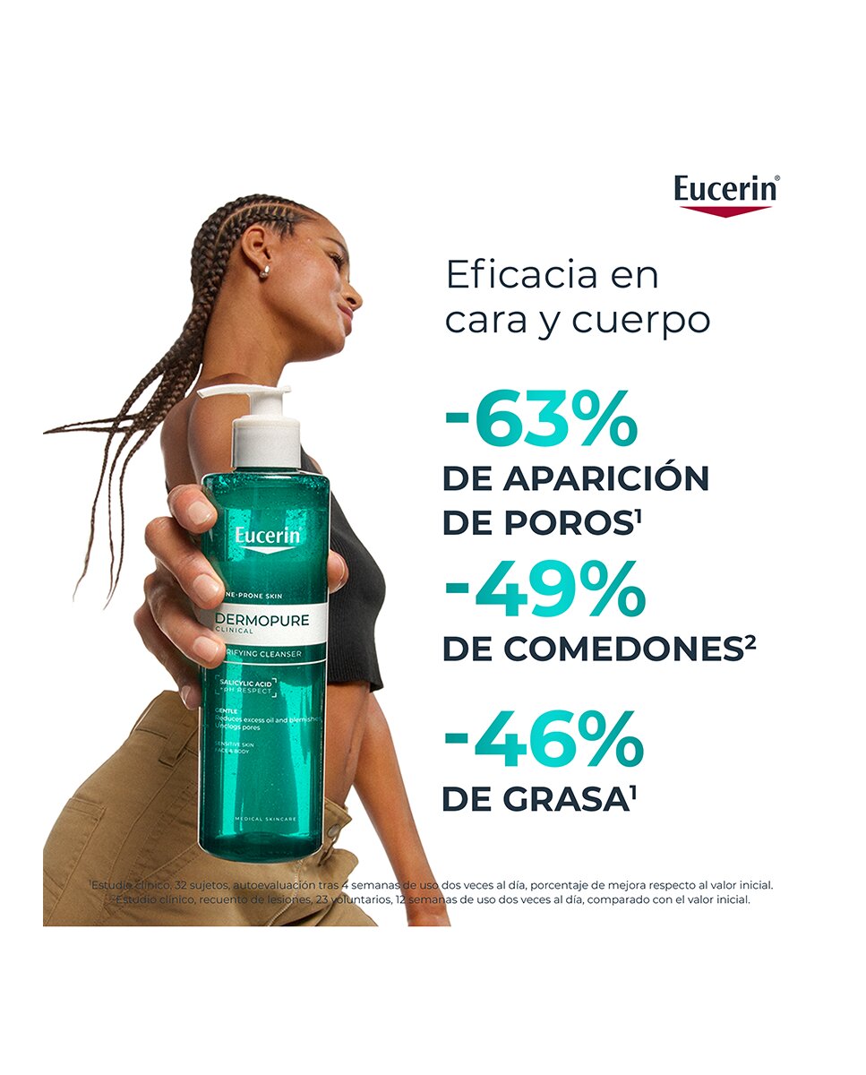 Gel Limpiador Purificante DermoPure Clinical Eucerin - 200 ml 6