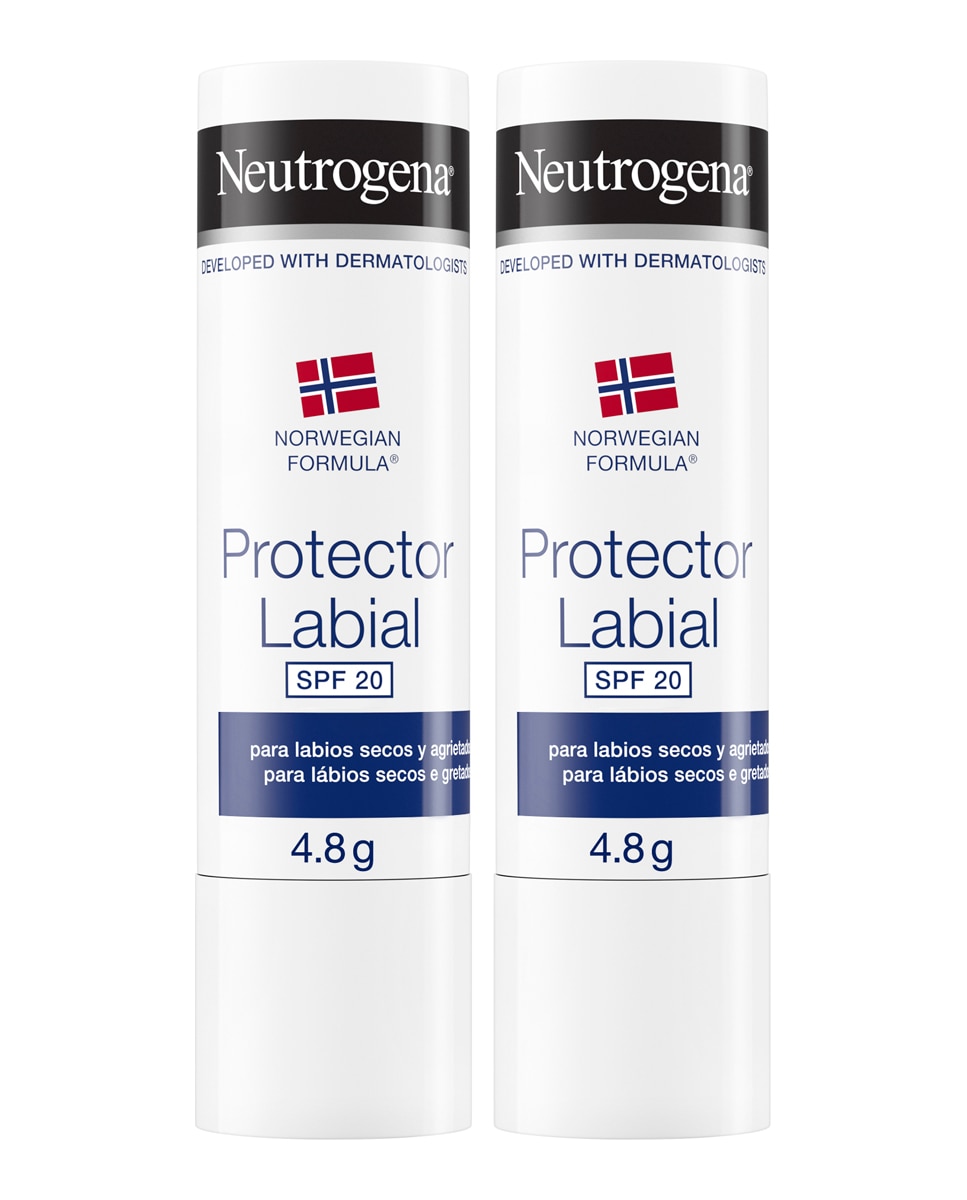 Neutrogena - Pack Protector Labial SPF 20 Fórmula Noruega Neutrogena.