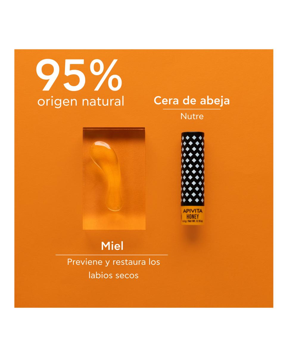 Bálsamo Labial Con Miel 4,4 G Apivita 3