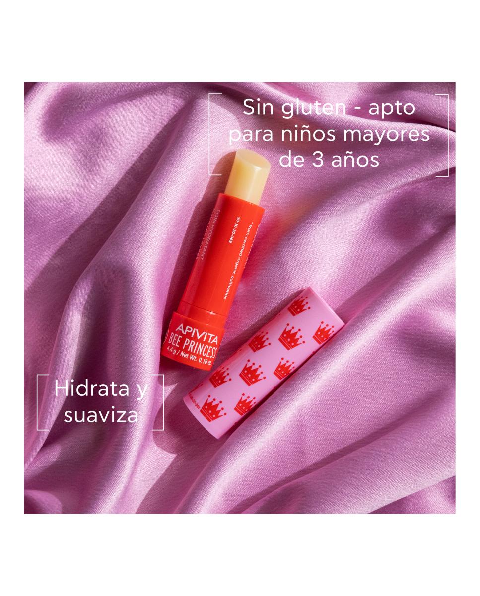 Bálsamo Labial Bee Princess Con Albaricoque 4,4 G Apivita 2