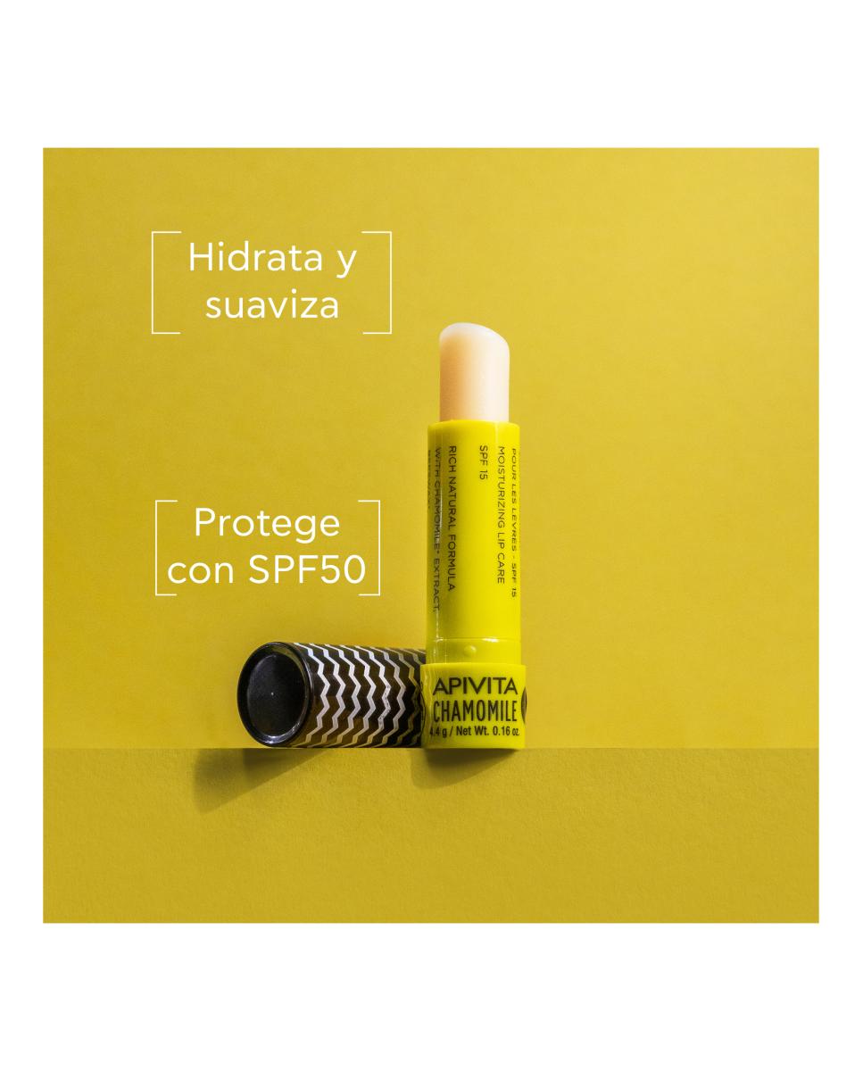 Bálsamo Labial Spf15 Con Camomila 4,4 G Apivita 2