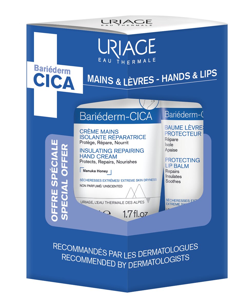 Uriage - Estuche Regalo Crema De Manos Bariéderm Uriage.