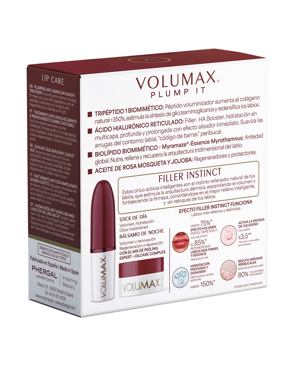 Tratamiento Labial Antiedad Plump It Filler Instinct Volumax 6