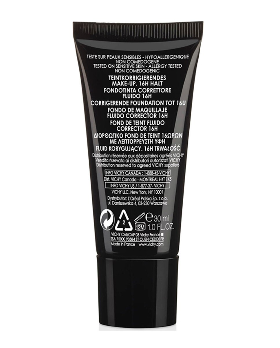 Imagen 4 de Fondo de Maquillaje Vichy Dermablend Fluido Corrector Alta Cobertura 16H Vichy - 25 30 ml 25