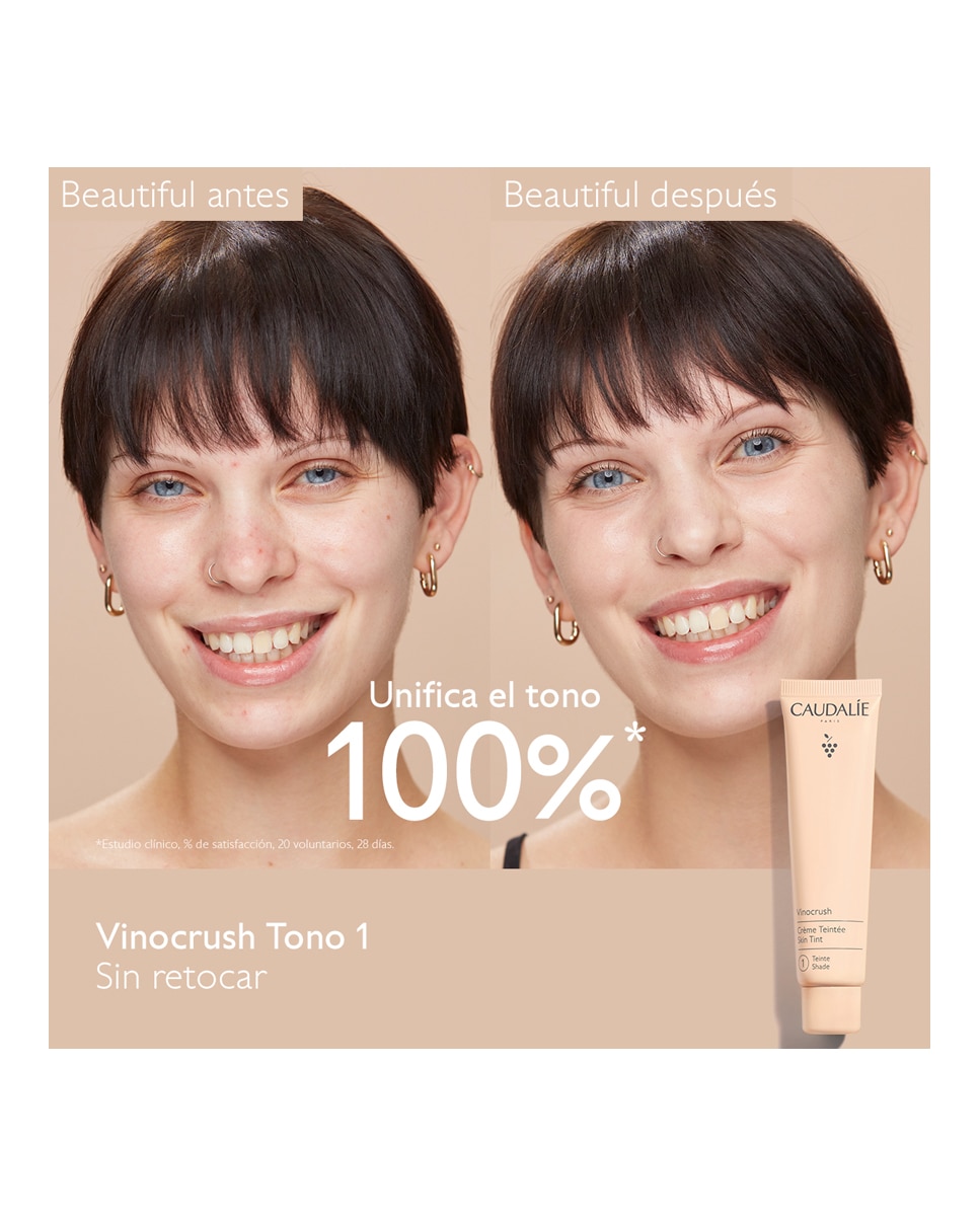 Imagen 5 de Vinocrush Crema con color Vinocrush 30 ml Caudalie - 01 01