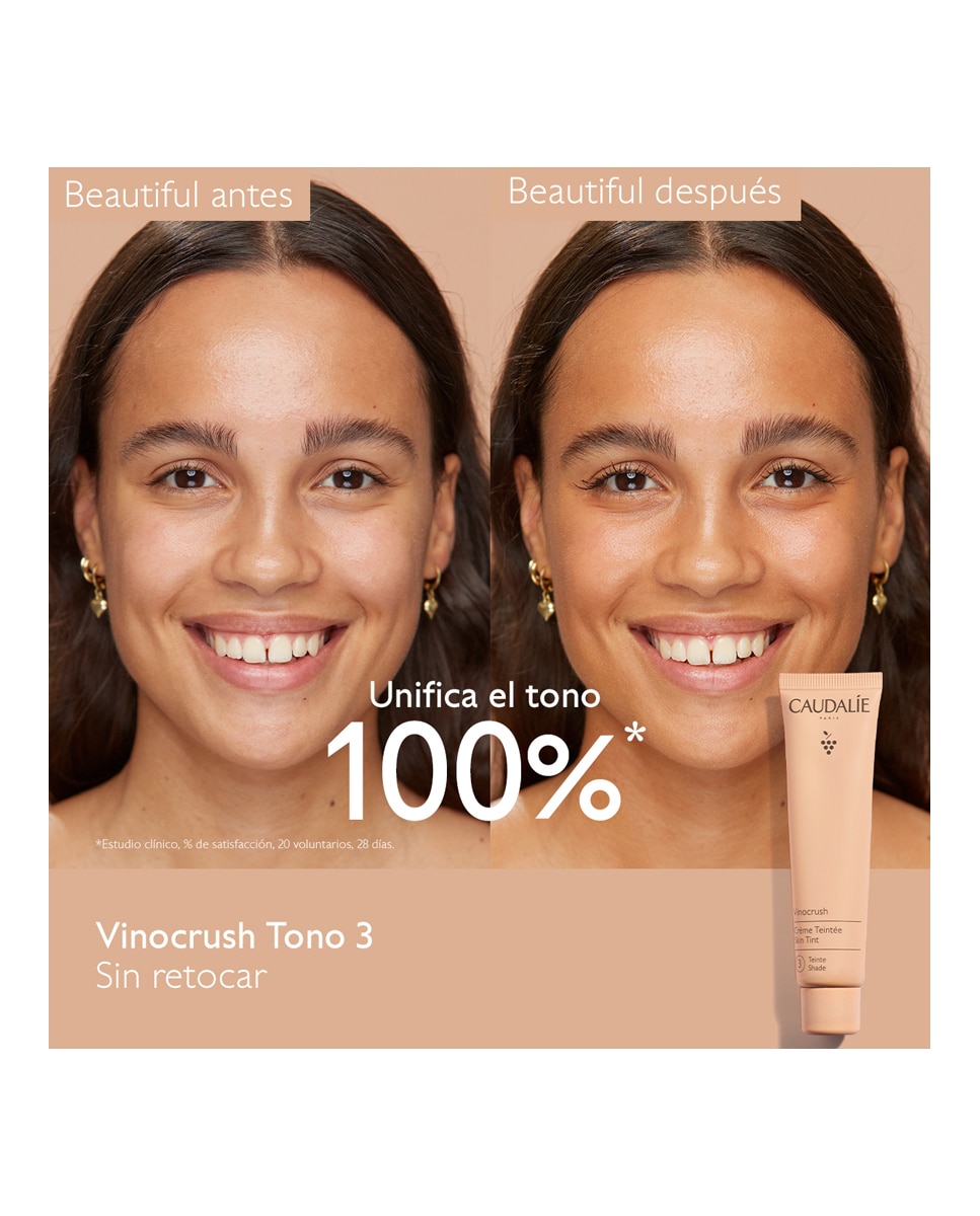 Imagen 5 de Vinocrush Crema con color Vinocrush 30 ml Caudalie - 03 03