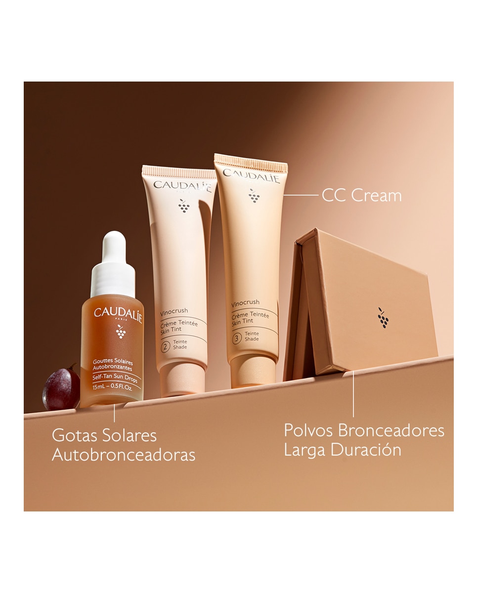 Polvos Bronceadores Larga Duración Vinocrush Caudalie 6