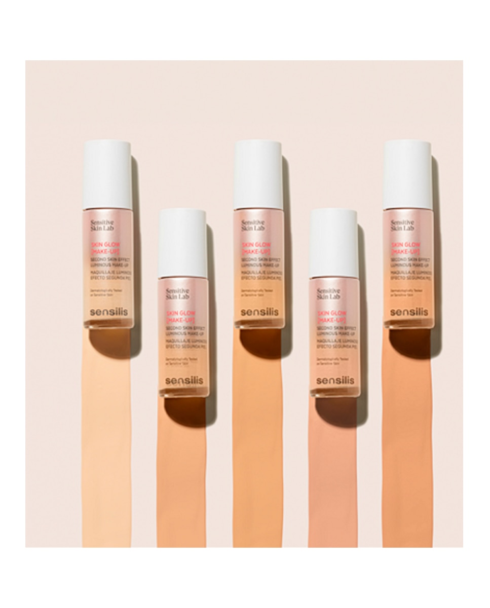 Base De Maquillaje Luminosa Skin Glow Makeup 30 ml Sensilis - Pêche Doré 05 Pêche Doré 05-2