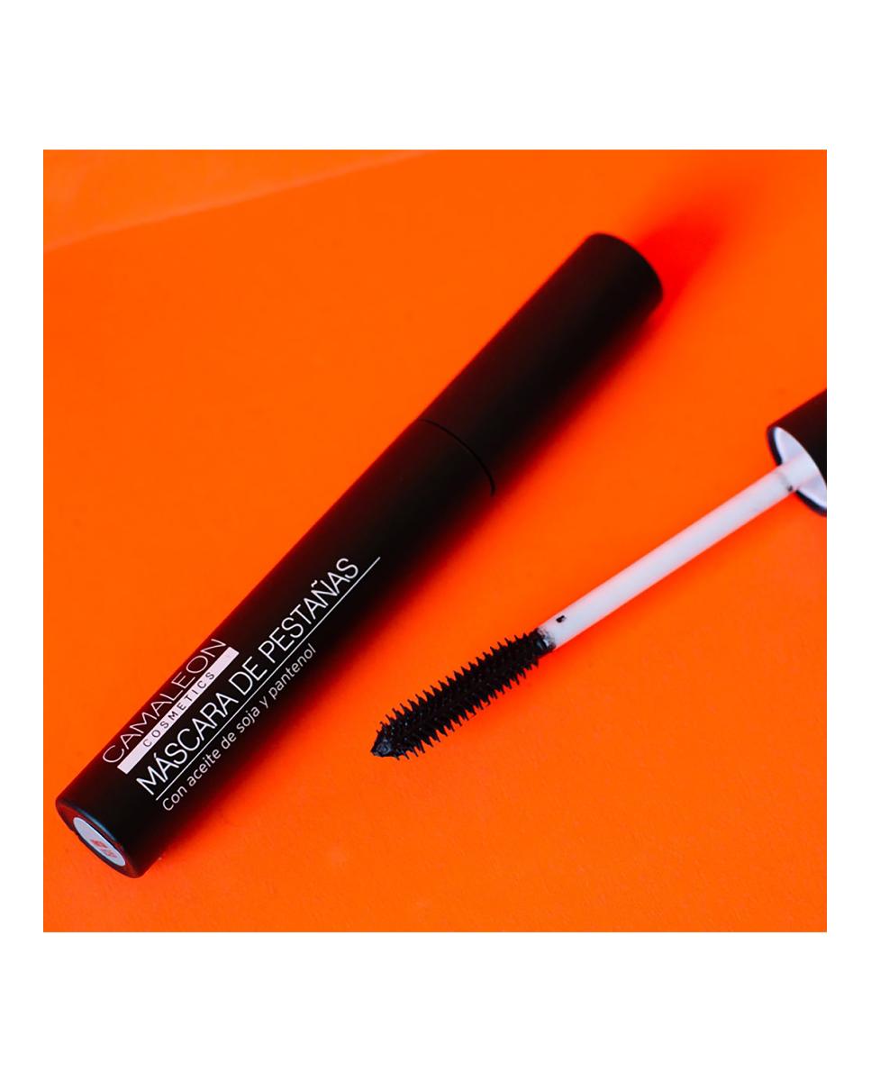 Imagen 4 de Máscara de pestañas Efecto Volumen Negro 11 ml Camaleon Cosmetics - Negro 11 ml Negro