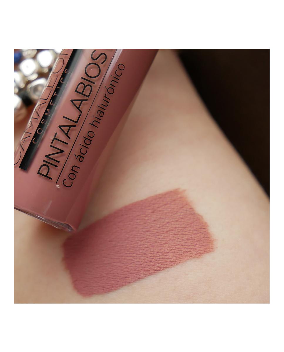 Barra de Labios Líquida Mate Camaleon Cosmetics - LM06 Nude Beige 8 ml LM06 Nude Beige-4