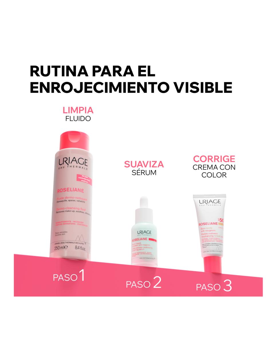 Imagen 8 de Cc Cream Roséliane Spf 50+40 Ml Uriage - 40 ml