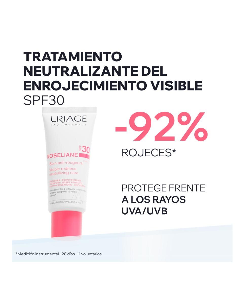 Imagen 3 de Crema Anti-rojeces Roseliane SPF30+ 40 ml Uriage - 40 ml