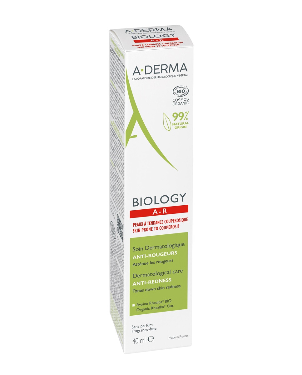 Imagen 2 de Crema Hidratante Cuidado Dermatológico Anti-Rojeces Biology 40 ml A-Derma - 40 ml
