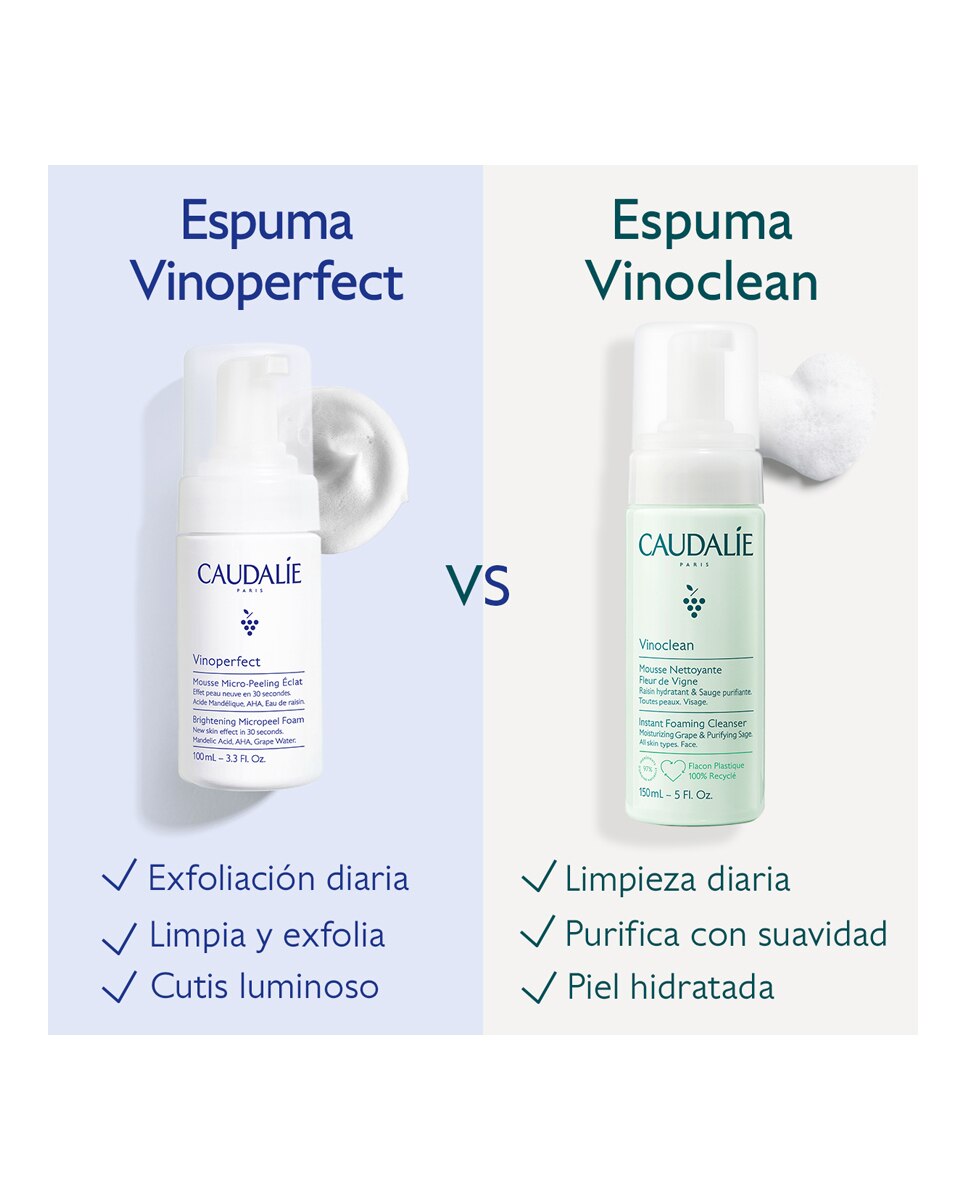 Espuma Micropeeling Luminosidad Vinoperfect - 100 ml 4