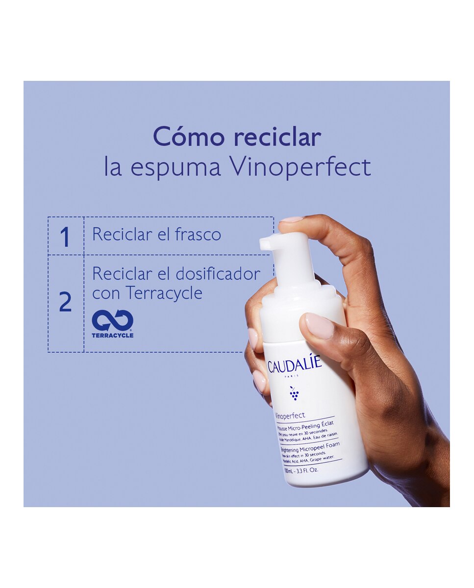Espuma Micropeeling Luminosidad Vinoperfect - 100 ml 5