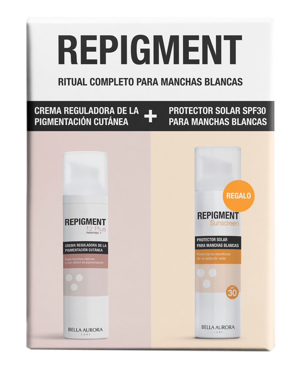 Imagen 0 de Pack Repigment 12 Plus + Repigment Sunscreen Bella Aurora