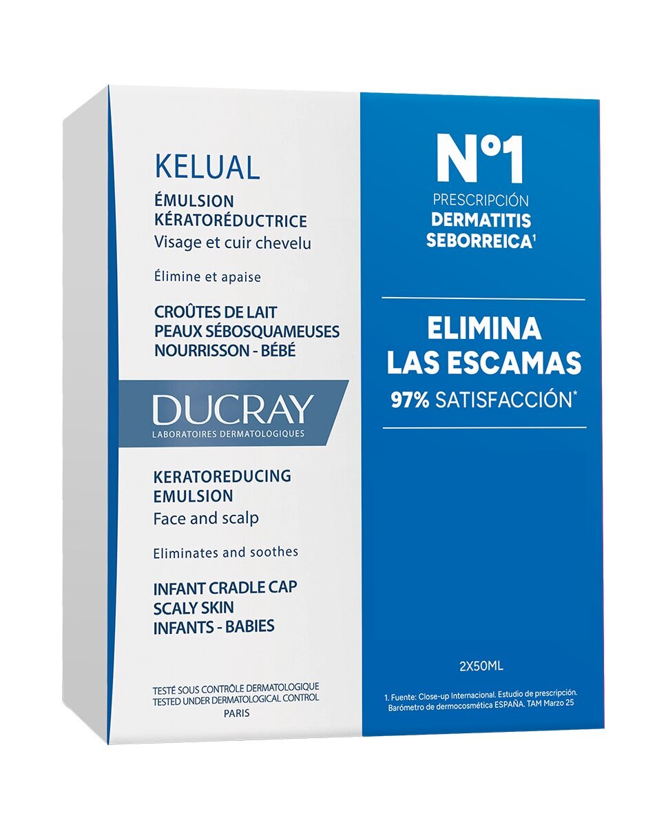 Ducray - Crema Para La Costra Láctea Kelual Emulsión Queratorreductora Ducray.