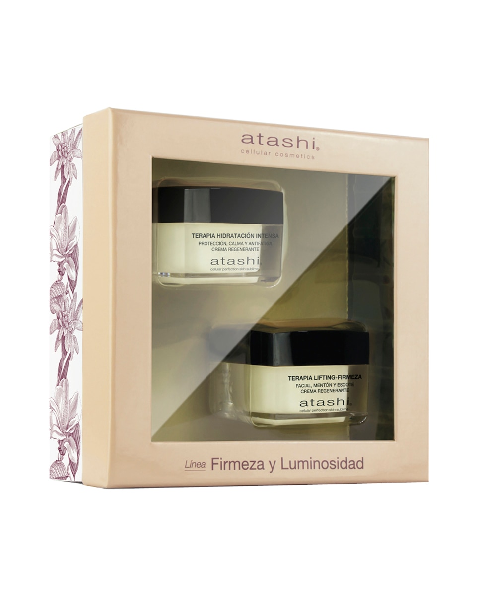 Imagen 0 de Cofre Terapia Crema Hidratación Intensa + Efecto Lifting Firmeza Atashi